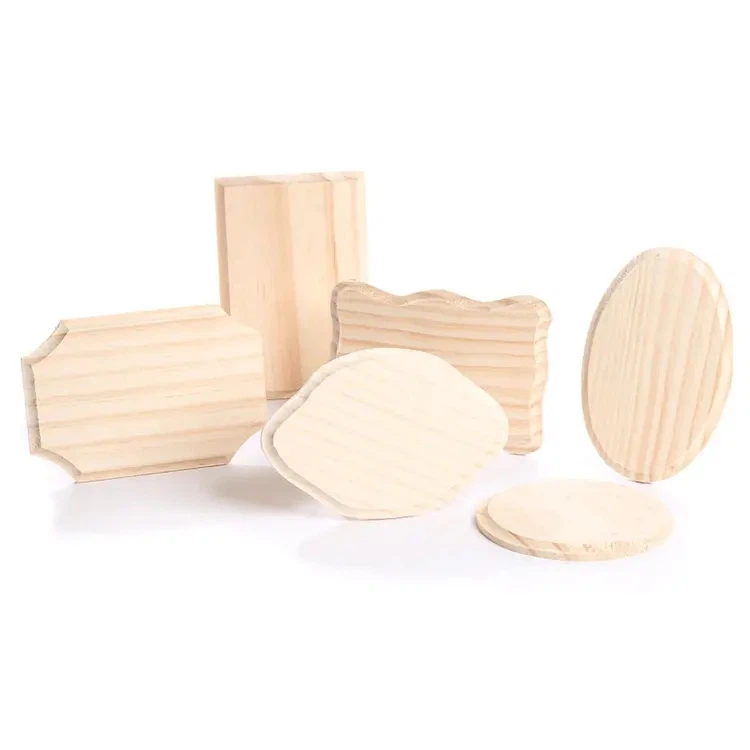 Placiau Pren Anorffenedig